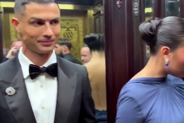 Gerogina Rodríguez y Cristiano Ronaldo en la Casa Blanca