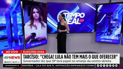 Tarcisio de Freitas critica Lula e cita São Paulo como fundamental para plano da centro-direita