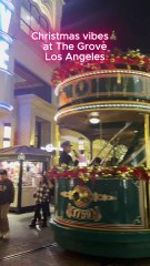 Christmas vibes at The Grove, Los Angeles 🎄✨