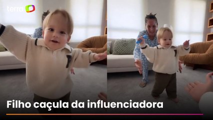 Virginia mostra os primeiros passos de José Leonardo