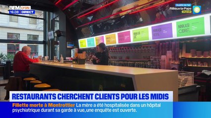 Lyon : restaurants cherchent clients pour les midis