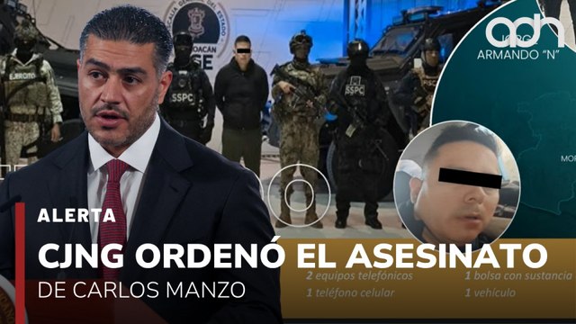 🚨¡Última Hora! CJNG ordenó el asesinato de Carlos Manzo, detienen a un autor intelectual