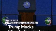 Trump Mocks Climate Terminology