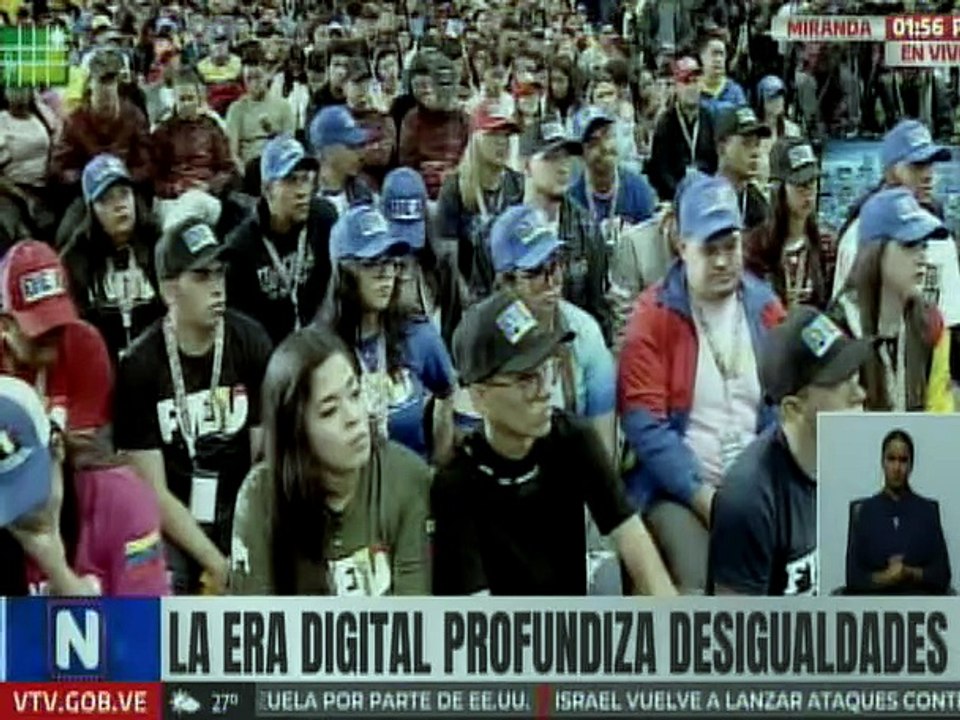 Vpdta. Rodríguez: No somos un pueblo de guerra, somos un pueblo de Paz que sabe cómo defenderse