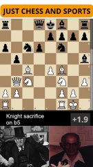 Smith-Morra Gambit. A Knight sacrifice on b5