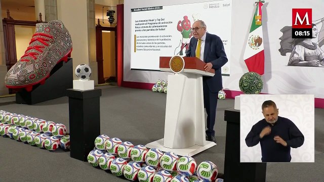 David Kershenovich presenta las mascotas de la salud hacia el Mundial 2026