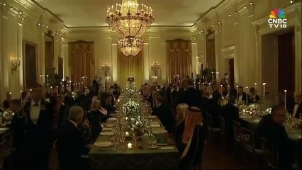 Cristiano Ronaldo & Elon Musk Spotted At Dinner Hosted By Trump For Saudi Crown Prince | N18G