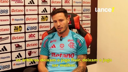 Saúl, do Flamengo, detona arbitragem e gramados do Brasil 'Muito abaixo'