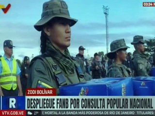 ZODI Bolívar inicia despliegue para el apoyo y resguardo de la Consulta Popular Nacional
