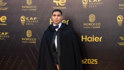 Hakimi lleva el Balón de Oro africano a Marruecos tras 27 años de espera