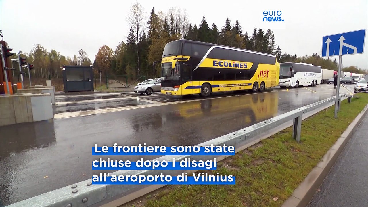 Lituania riapre i valichi con la Bielorussia dopo le tensioni sui palloni usati per il contrabbando