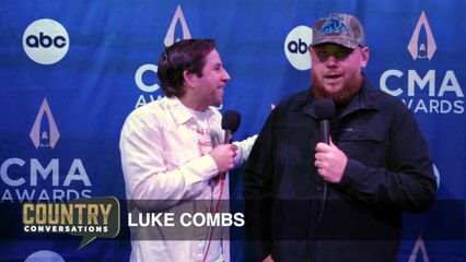 Luke Combs at the 2025 CMA Awards