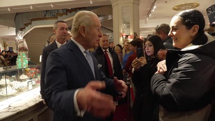Tourist bumps into King Charles at Fortnum and Mason during two-day trip to UK