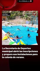 La Secretaría de Deportes municipal abrió las inscripciones y prepara sus instalaciones para la colonia de verano.