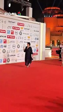 تكريم الفنانة الفلسطينية هيام عباس على مسيرتها الفنية في مهرجان القاهرة السينمائي