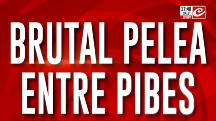 Brutal pelea entre pibes: estaban jugando al fútbol y se agarraron a trompadas