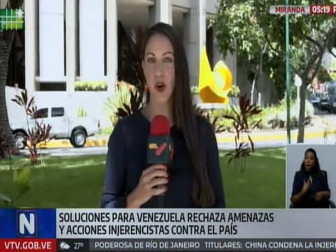 Partido Soluciones para Venezuela rechazó las amenazas y acciones injerencistas contra el país