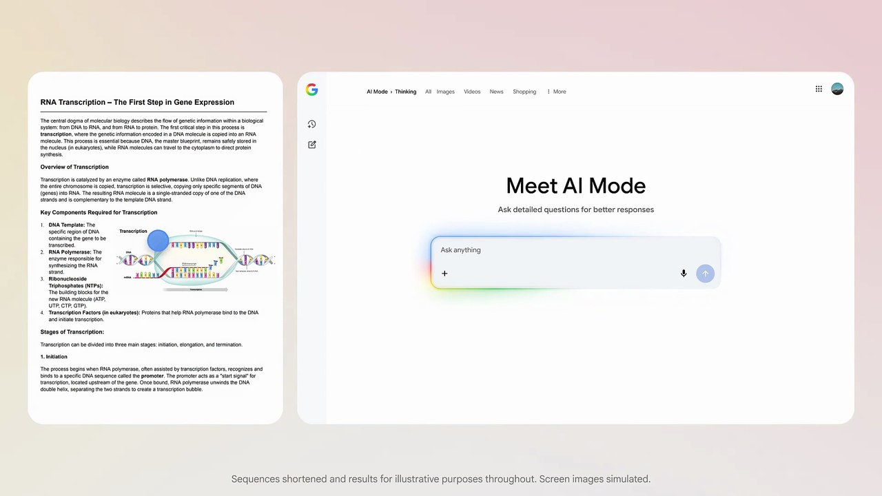 Modo IA do Google com Gemini 3