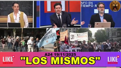 Aguiar hace el mismo show de siempre 💥 La marcha anti-Milei termina mal