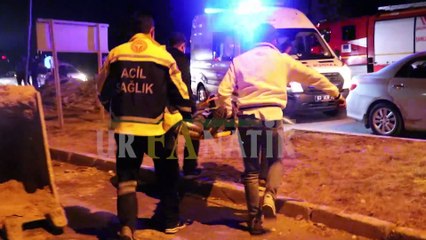 Şanlıurfa’da Otomobil DSİ’ye Ait 15 Metrelik İnşaat Çukuruna Uçtu