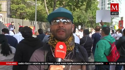 Al menos 70 petroleros bloquean avenida Marina Nacional en Cdmx, exigen mayor apoyo económico