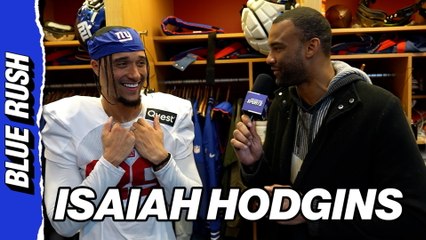 Isaiah Hodgins reacts to his Giants return | London in the Locker Room