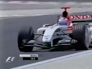 F1 – Jenson Button (BAR Honda V10) lap in pre-qualifying – Sachír 2004