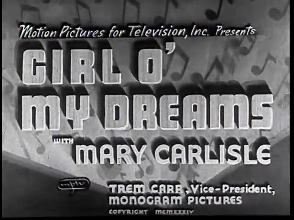 Girl o My Dreams (1934) Classic College Comedy video Dailymotion