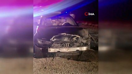 Başkan Gürbüz'ün makam aracı kaza geçirdi