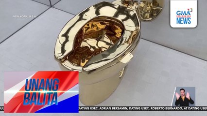 18-karat gold nba inodoro, naisubasta nang mahigit P700M | Unang Balita