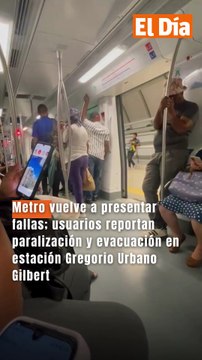 Metro vuelve a presentar fallas; usuarios reportan paralización y evacuación en estación Gregorio Urbano Gilbert