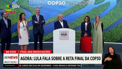 "Colocamos a Amazônia como ela é", diz Lula sobre resultado da COP30