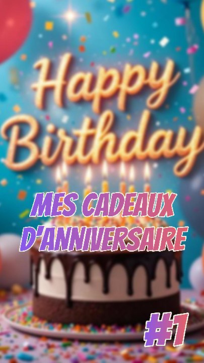 Mes cadeaux d’anniversaire #1 #Exclu #Cadeau #Maillot