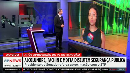 PL Antifacção: Líderes do STF e Congresso debatem segurança pública