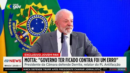 Motta defende Derrite: "Governo ter ficado contra o PL Antifacção foi um erro"