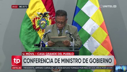 Ministro de Gobierno: "Freddy Vidovic tiene sentencia ejecutoriada"