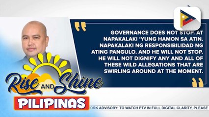 PBBM, nakatuon sa kanyang tungkulin sa gitna ng mga kaliwa’t kanang kontrobersya; Malacañang, hinimok ang publiko na maging mapanuri sa mga impormasyong lumilitaw | ulat ni Cleizl Pardilla