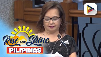 Necrological service para kay yumaong dating Senate Pres. Enrile, isinagawa sa Senado | ulat ni Louisa Erispe