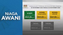 Harga runcit petrol RON97, diesel di Semenanjung naik tiga sen