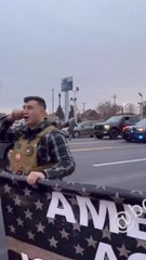 Pardoned January 6 rioter Jake Lang decked during Anti-Islam rally