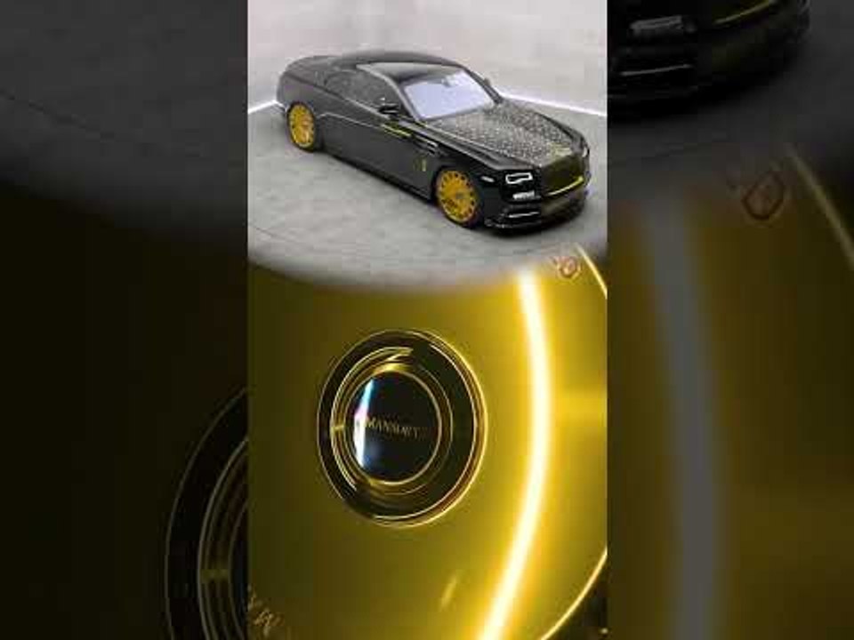 Rolls Royce Wraith by MANSORY – 24k Gold trifft auf Luxus #RollsRoyce #MANSORY #LineaDOro