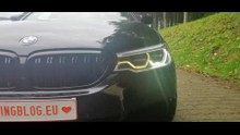 BMW 5er M550i (G30) Kühlergrill Einsätze / Verkleidung Frontstrebe (Crash Bar Covers) Einbau