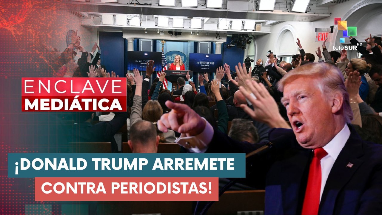 ¡Donald Trump arremete contra periodistas! ENCLAVE MEDIÁTICA 19-11-2025