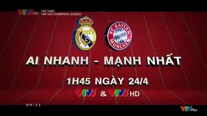 Trailer trận lượt đi bán kết UEFA Champions League 2013 14 giữa Real Madrid & Bayern Munich trên kênh VTV3 HD (2nd Version)