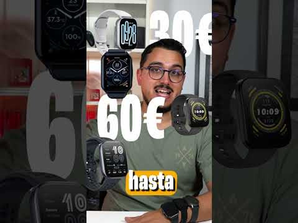 📲⌚ SMARTWATCHES BARATOS Y BUENOS por menos de 100€ 🔥 GUÍA DE COMPRA