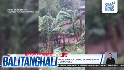 Kalsada sa Brgy. Kapatagan, binaha dahil sa pag-apaw ng sapa; mga motorista, stranded | Balitanghali