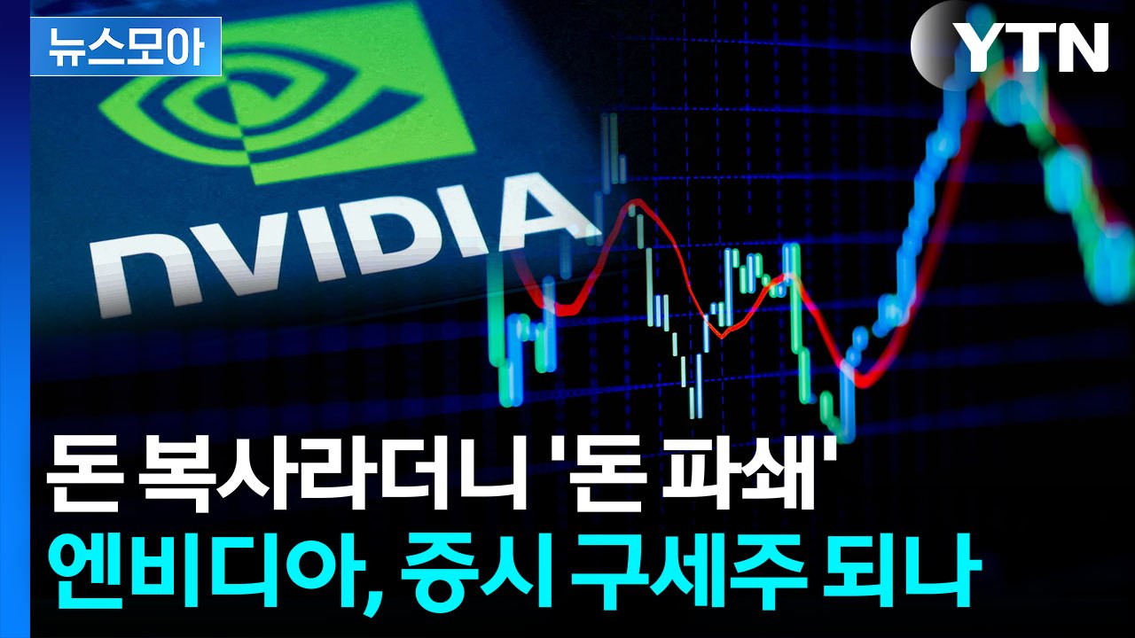 [뉴스모아] "다시 구조대" 개미들 눈물…커지는 악재 속 엔비디아 '깜짝 발표' / YTN