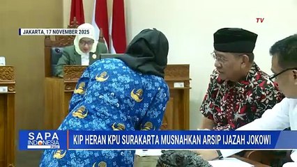 Arsip Ijazah Jokowi Dimusnahkan, Ini Penjelasan KPU Surakarta | SAPA PAGI