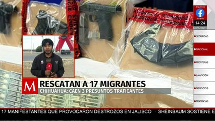 Autoridades rescatan a diecisiete migrantes en Chihuahua; hay tres detenidos por tráfico