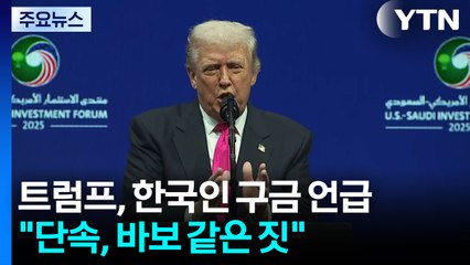 트럼프 "조지아 한국인 단속, 바보 같은 짓...난 그러지 말라 했다" / YTN